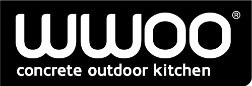 Logo WWOO Concrete Outdoor kitchen